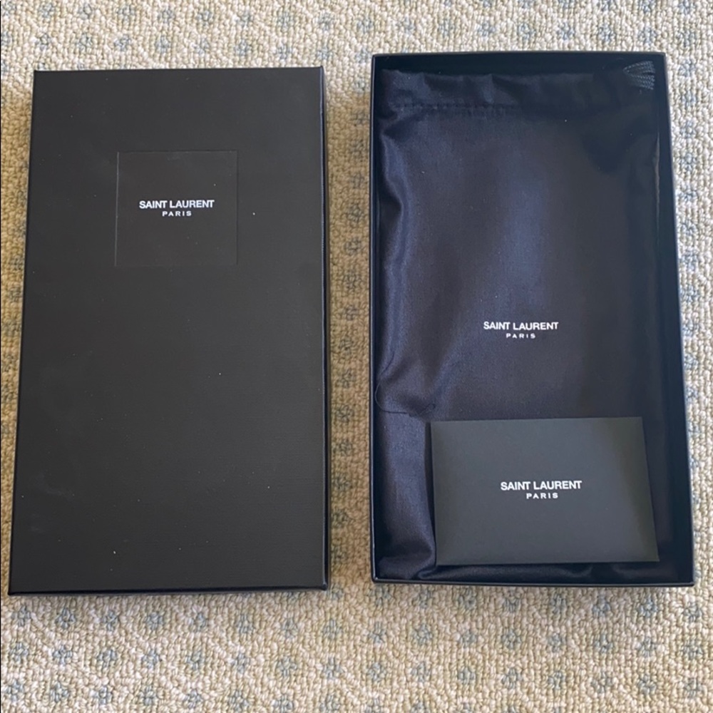 Saint Laurent box with dust bag